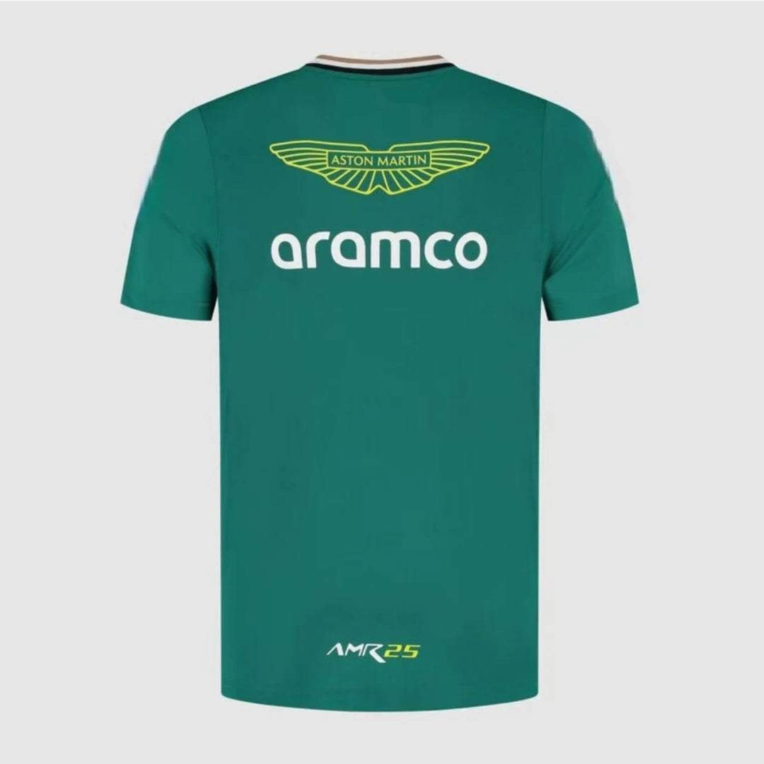 Aston Martin 2026 Fernando Alonso Lance Stroll Driver Summer Casual Fashion T-Shirt Breathable Tee Camiseta Masculina Harajuku