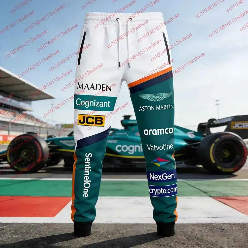 2026 Aston Martin Racing pants unisex Casual Jogger tracksuit Quick Drying Outdoor sports pants for Racing Motorcycle suit