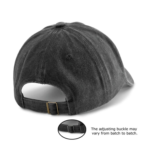 1pc 911 Print Washed Baseball Cap for Adults,  Minimalist Retro Style Casual Soft Adjustable Dad Hat, Perfect As Gift