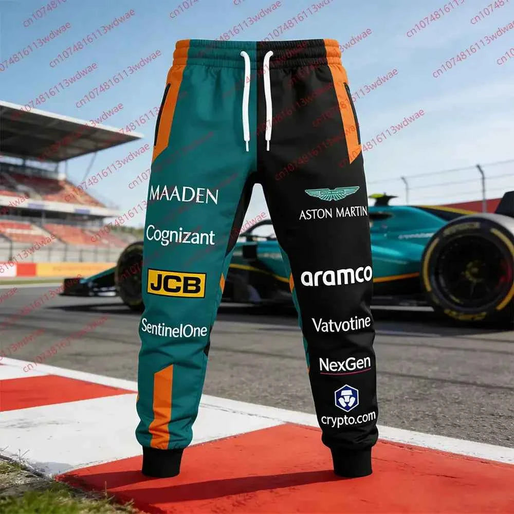 2026 Aston Martin Racing pants unisex Casual Jogger tracksuit Quick Drying Outdoor sports pants for Racing Motorcycle suit
