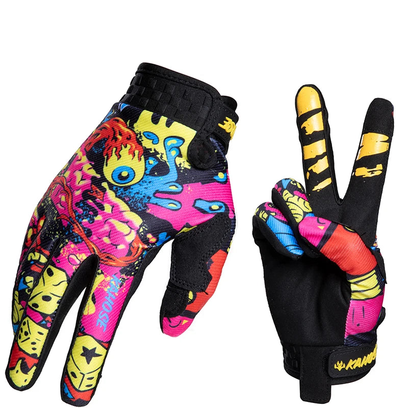 MX BMX MTB ATV Motocross Gloves Motorcycle Full Finger Bike Off Road Mountain Cycling Gloves mx1