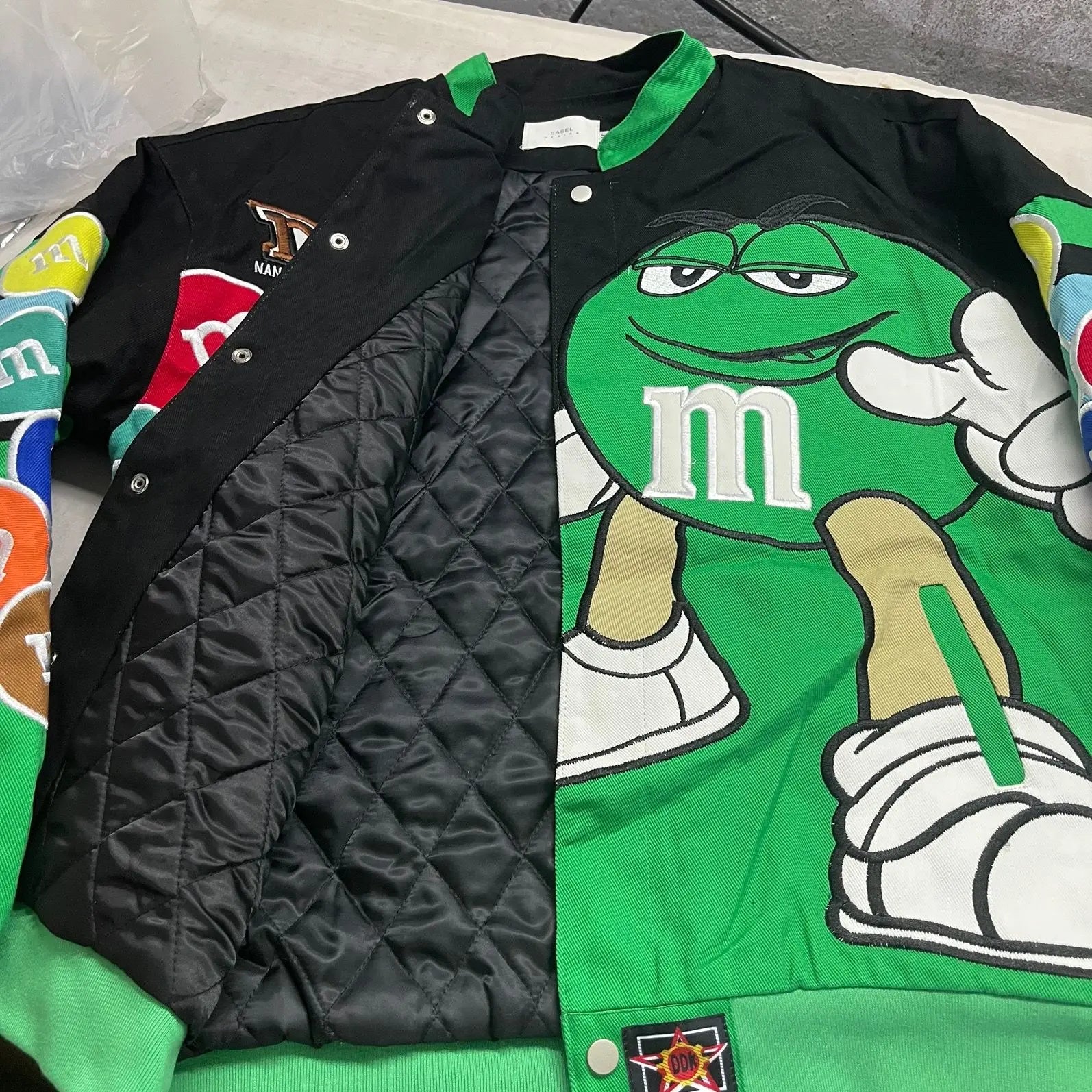 Heavy Embroidery American Sle Casual Jaet Loose Fit Long Sve Streetwear for Couples Spring Autumn Hip Hop Baseball Coat