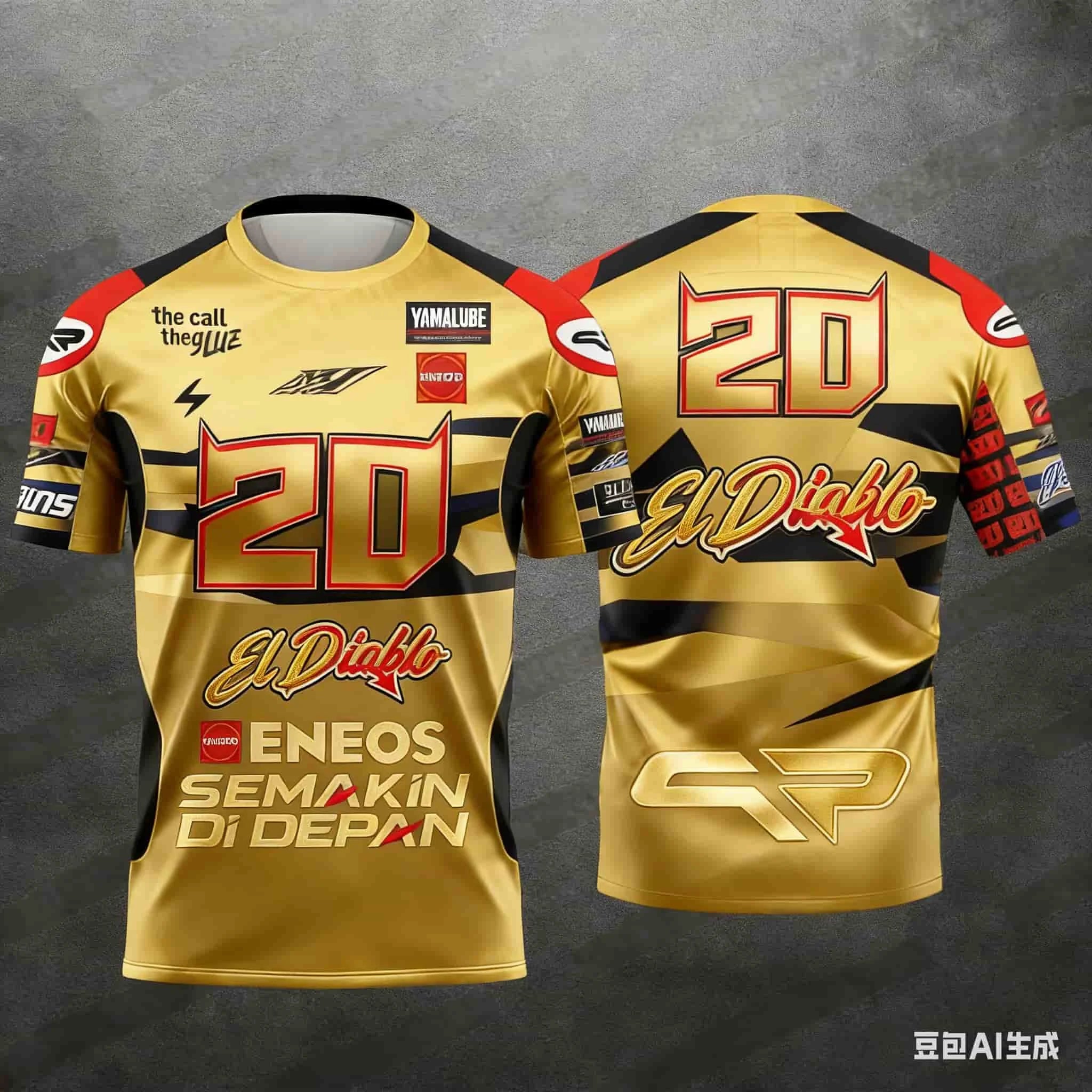 2026 New NO.20 Fabio Quartararo Enthusiast Motorsport Men's and Women's Commemorative Summer Fashion Breathable T-Shirt