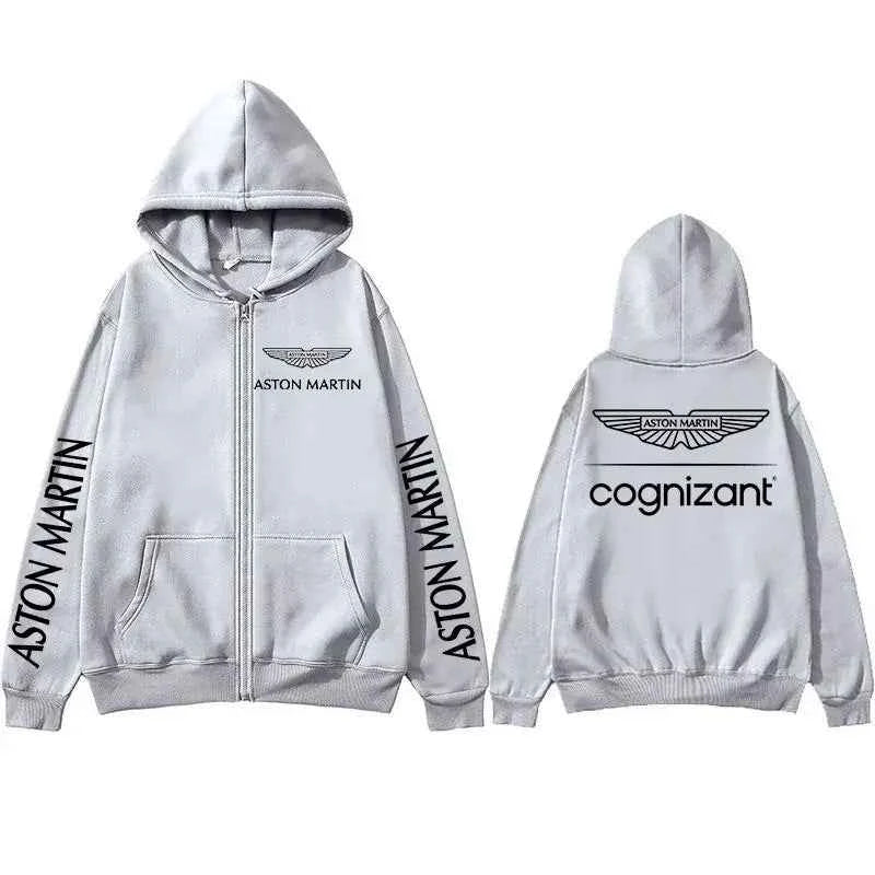 Aston Martin Spring Zipper Hoodie - Breathable, Stylish Sweatshirt for Outdoor Sports & Leisure