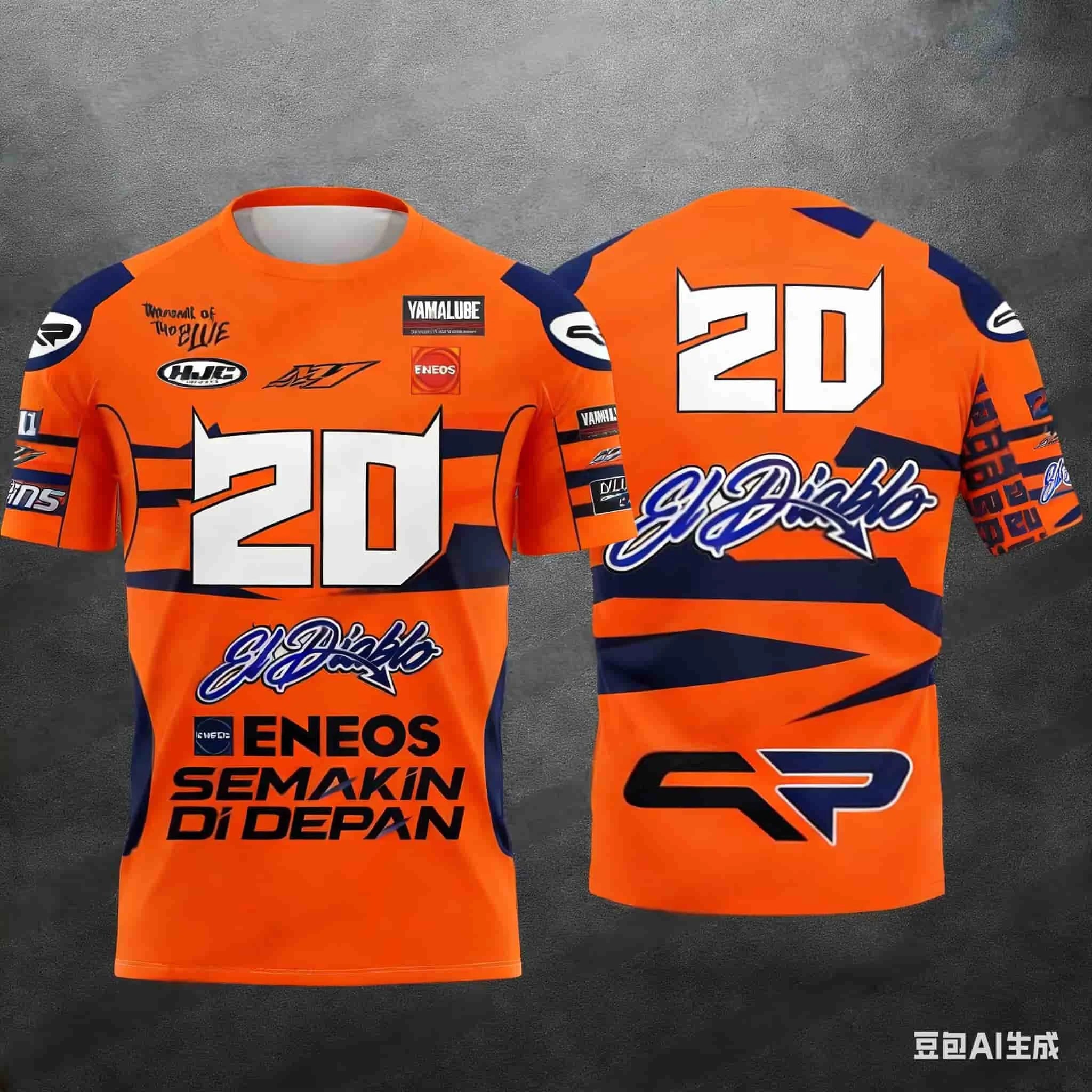 2026 New NO.20 Fabio Quartararo Enthusiast Motorsport Men's and Women's Commemorative Summer Fashion Breathable T-Shirt