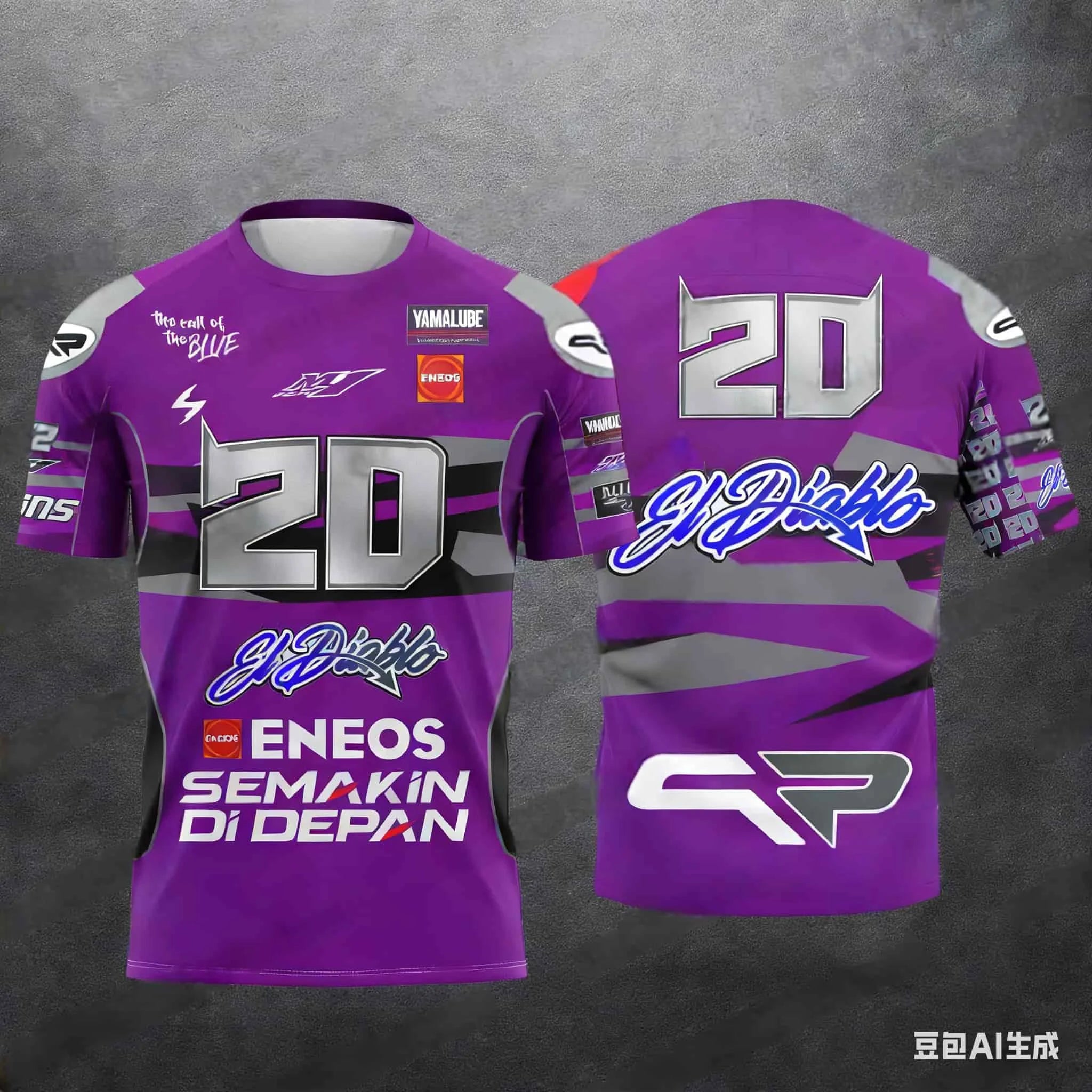 2026 New NO.20 Fabio Quartararo Enthusiast Motorsport Men's and Women's Commemorative Summer Fashion Breathable T-Shirt