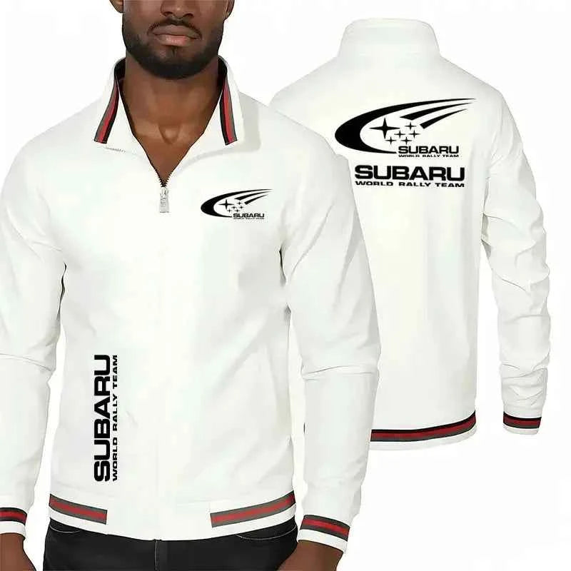 2026 SUBARU Men's Spring/Summer Casual Outdoor Fashion Sports Jacket Ultra Thin Zipper Collar Sunscreen Protective Clothing