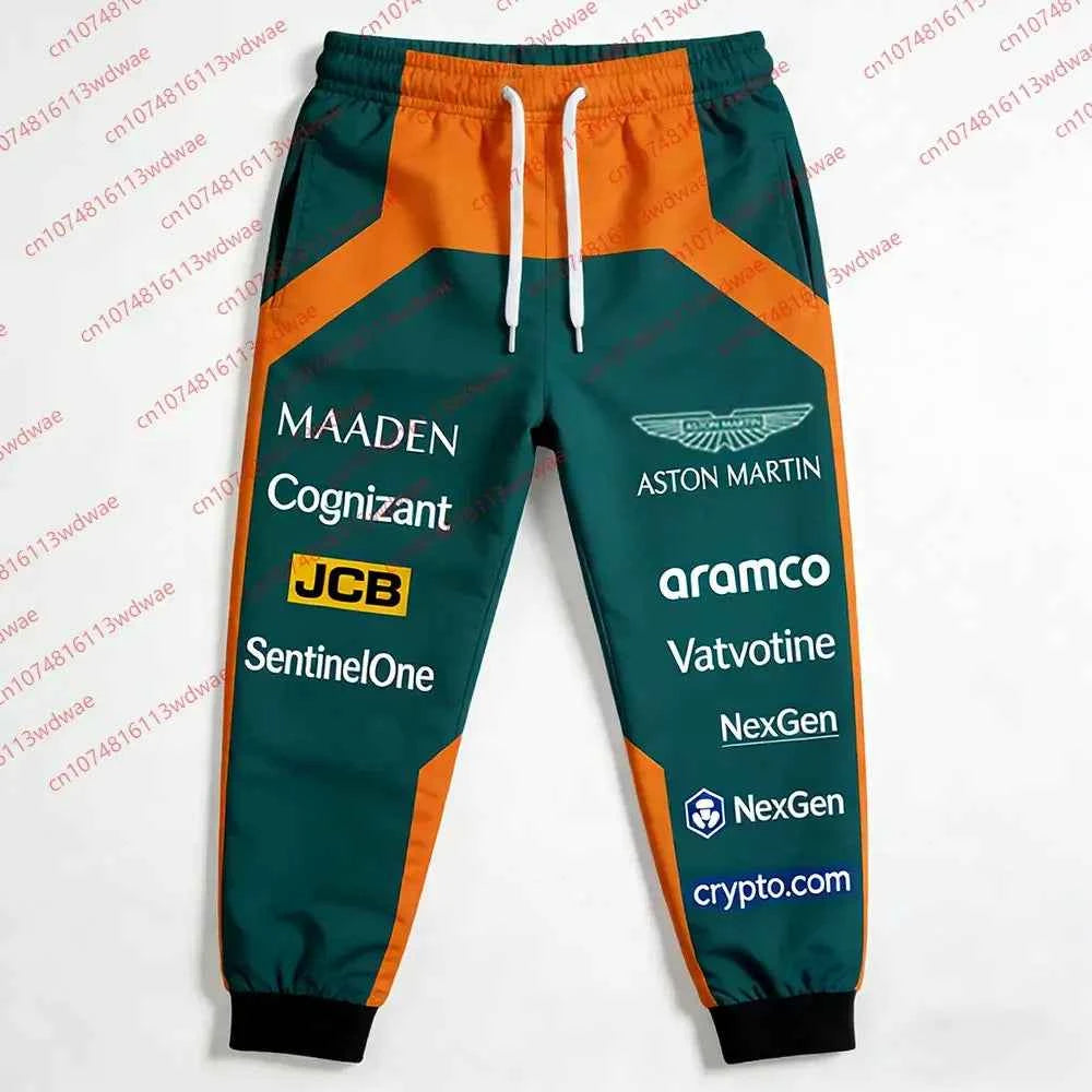 2026 Aston Martin Racing pants unisex Casual Jogger tracksuit Quick Drying Outdoor sports pants for Racing Motorcycle suit