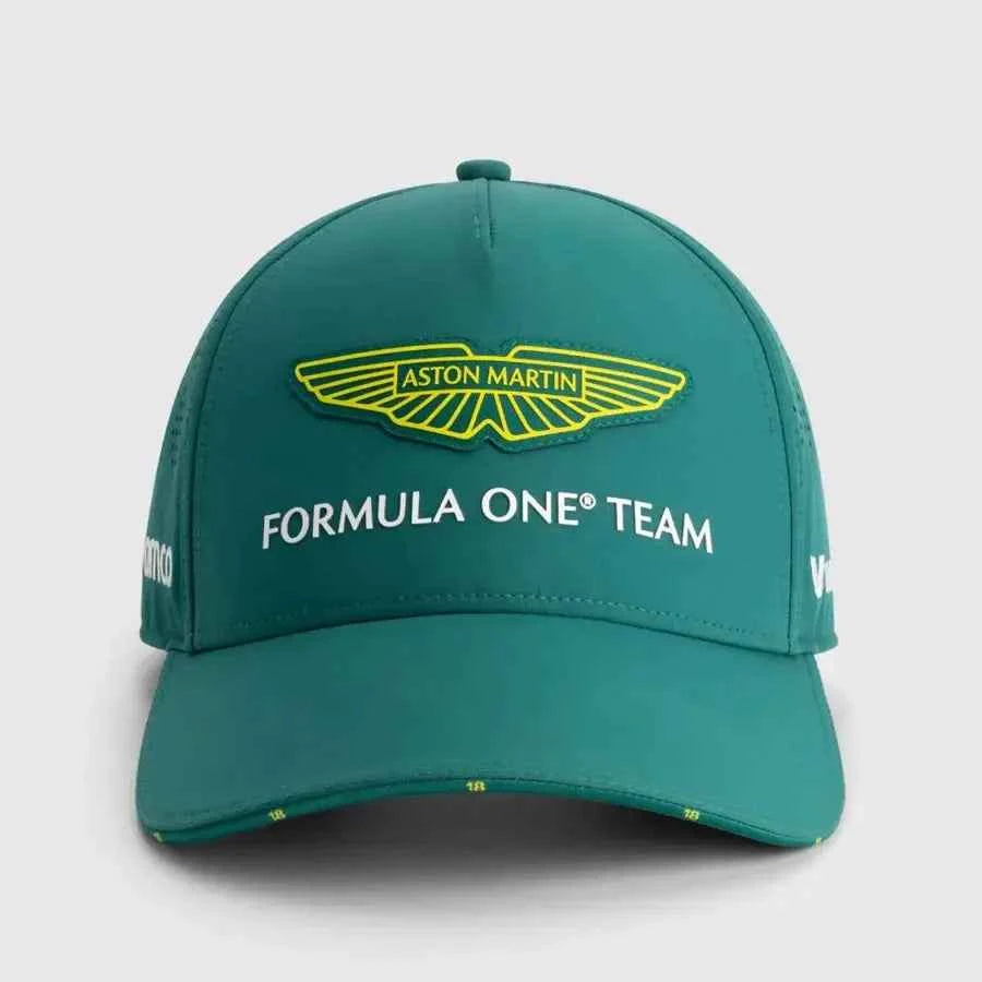 Aston Martin F1 Racing Cap - Fernando Alonso Edition, Stylish Sun Protection Baseball Hat for Outdoor Adventures
