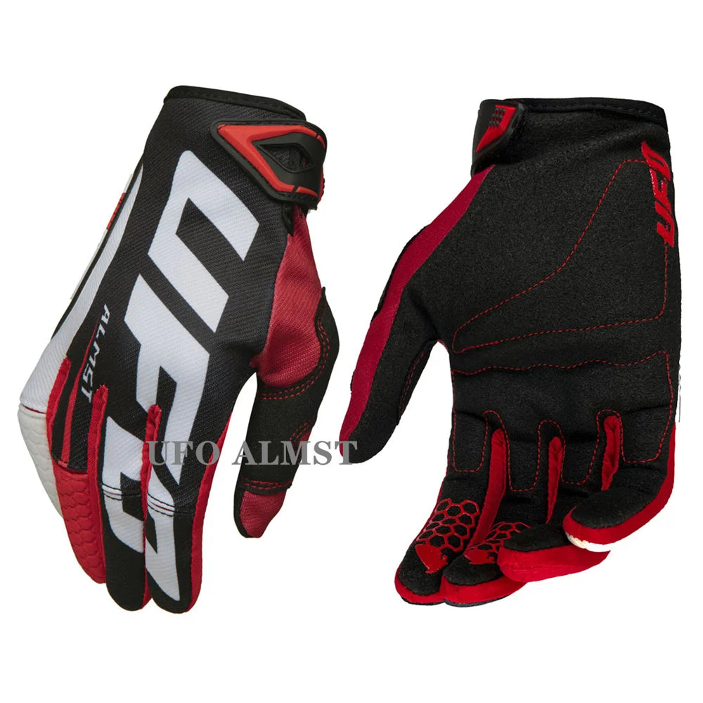 UFO Almst Off-road Motorcycle Gloves Mens Women Mountain Bike Gloves BMX ATV UTV Guantes Soft Breathable Motocross Racing Gloves