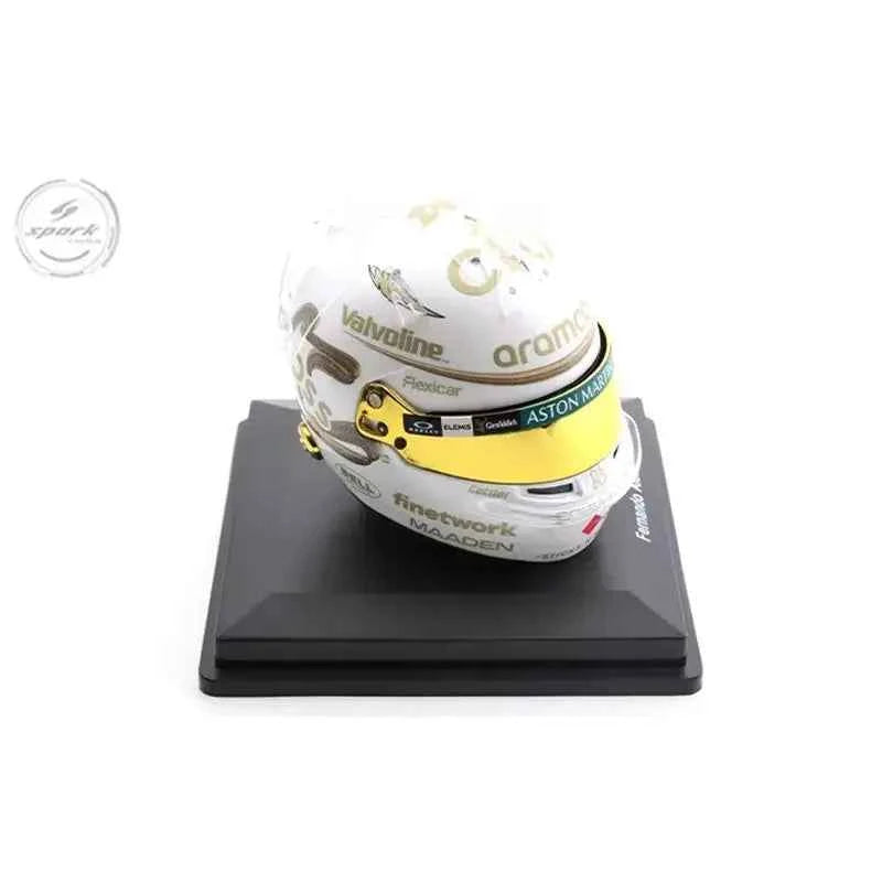 Aston Martin AMR25 Fernando Alonso 2025 F1 Helmet Simulation Model - Custom Resin Toy Gift