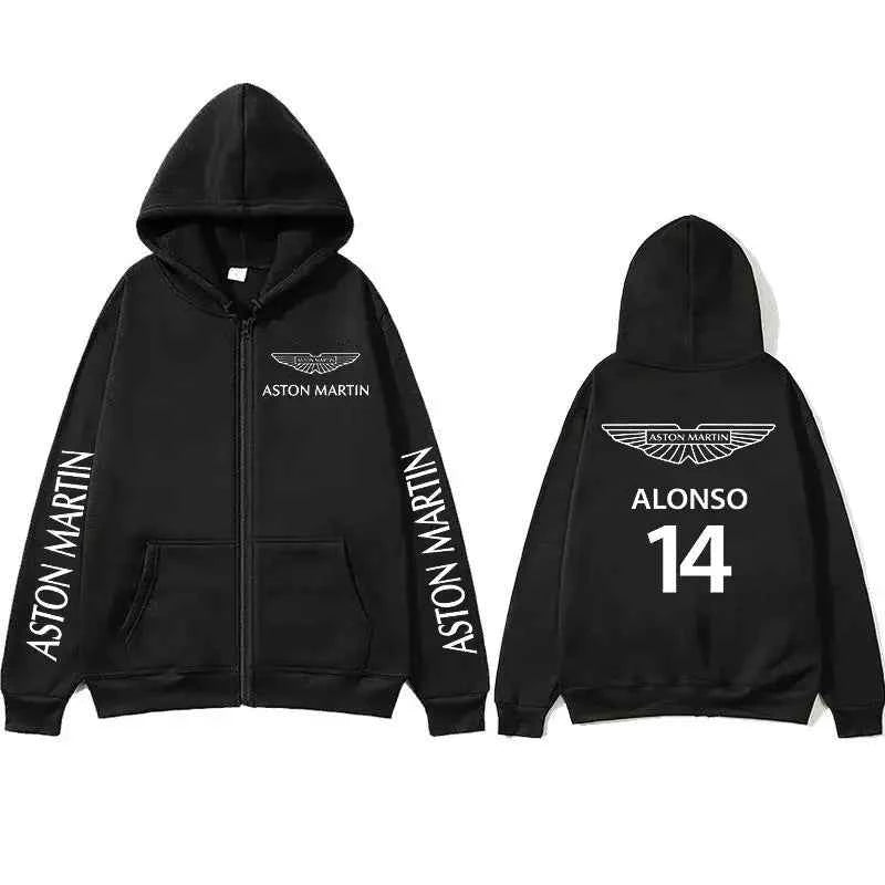 Aston Martin Spring Zipper Hoodie - Breathable, Stylish Sweatshirt for Outdoor Sports & Leisure