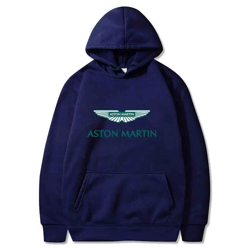 Aston Martin Racing Hoodies for Men & Women - Stylish Spring/Fall Sportswear with Unique Prints