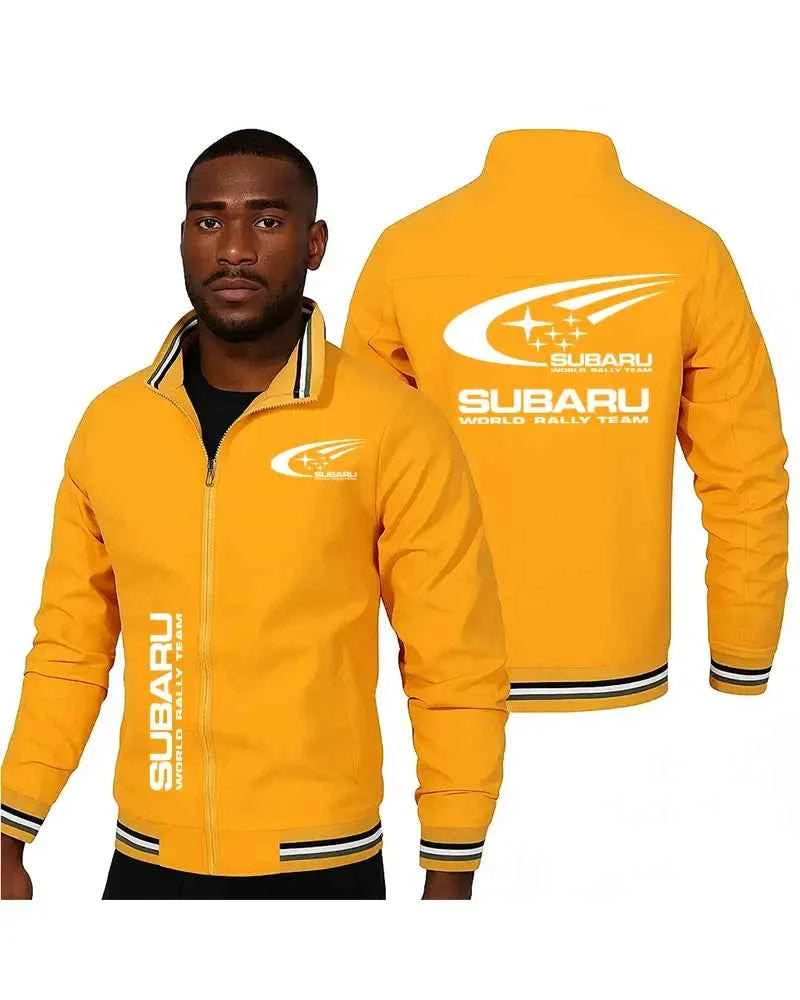 2026 SUBARU Men's Spring/Summer Casual Outdoor Fashion Sports Jacket Ultra Thin Zipper Collar Sunscreen Protective Clothing