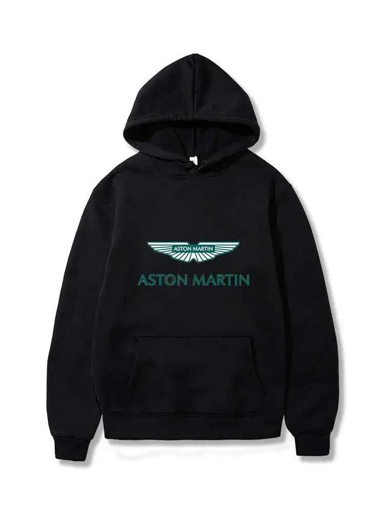 Aston Martin Racing Hoodies for Men & Women - Stylish Spring/Fall Sportswear with Unique Prints