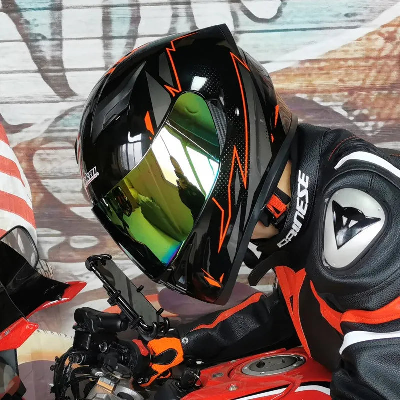JIEKAI 316 high quality full face motorcycle helmet men racing motorcycle helmet DOT capacete casqueiro casque