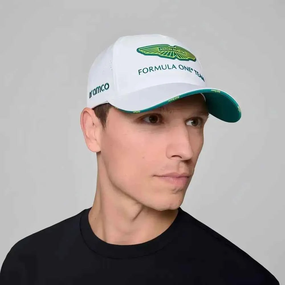 Aston Martin F1 Racing Cap - Fernando Alonso Edition, Stylish Sun Protection Baseball Hat for Outdoor Adventures