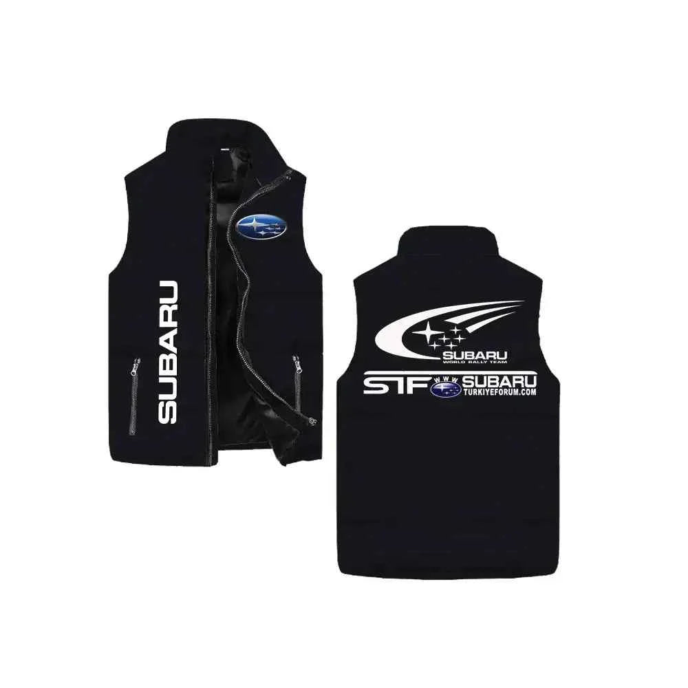 New autumn and winter SUBARU cotton jacket, vest, men's and women's thick warm casual vest, stand up collar jacket, versatile an