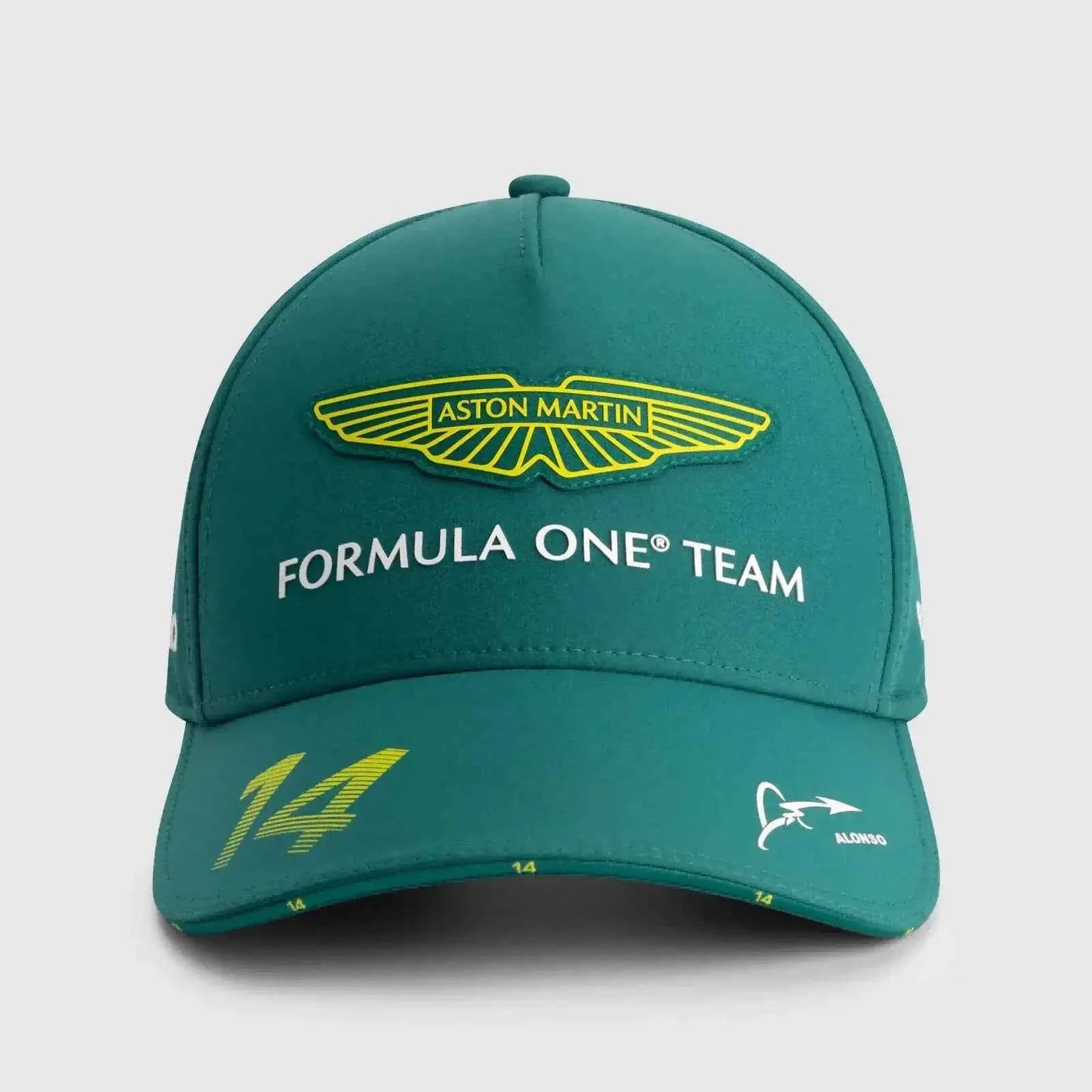 Aston Martin F1 Fernando Alonso Peaked Cap - Outdoor Sports Sun Hat for Men & Women