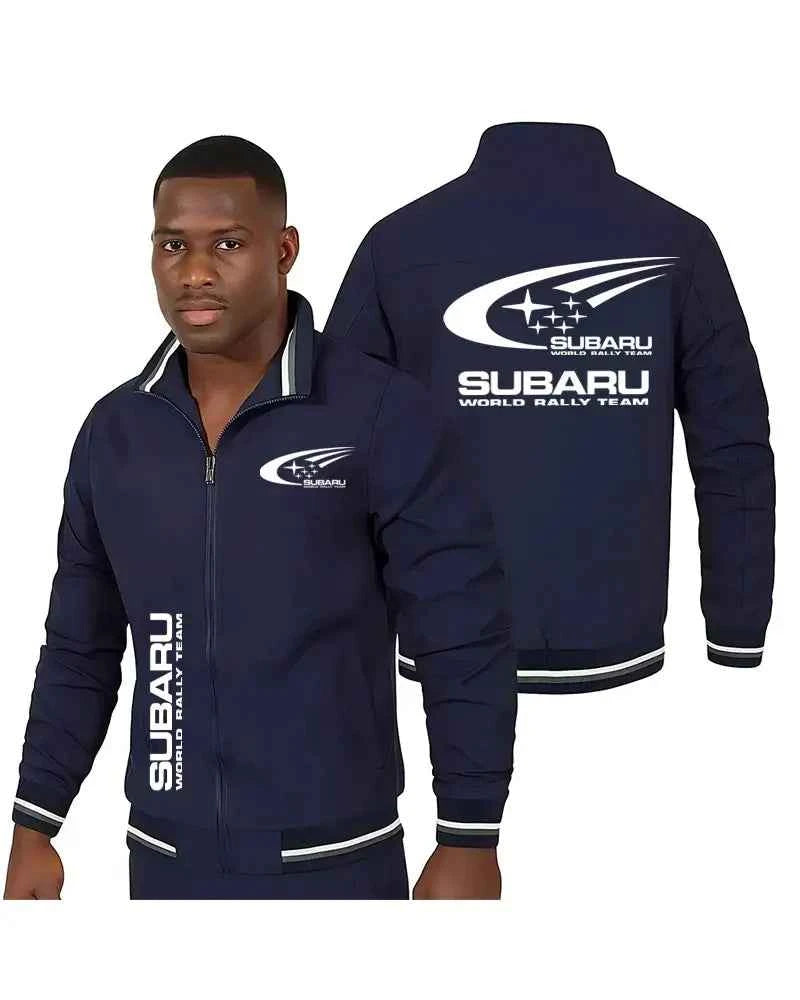 2026 SUBARU Men's Spring/Summer Casual Outdoor Fashion Sports Jacket Ultra Thin Zipper Collar Sunscreen Protective Clothing