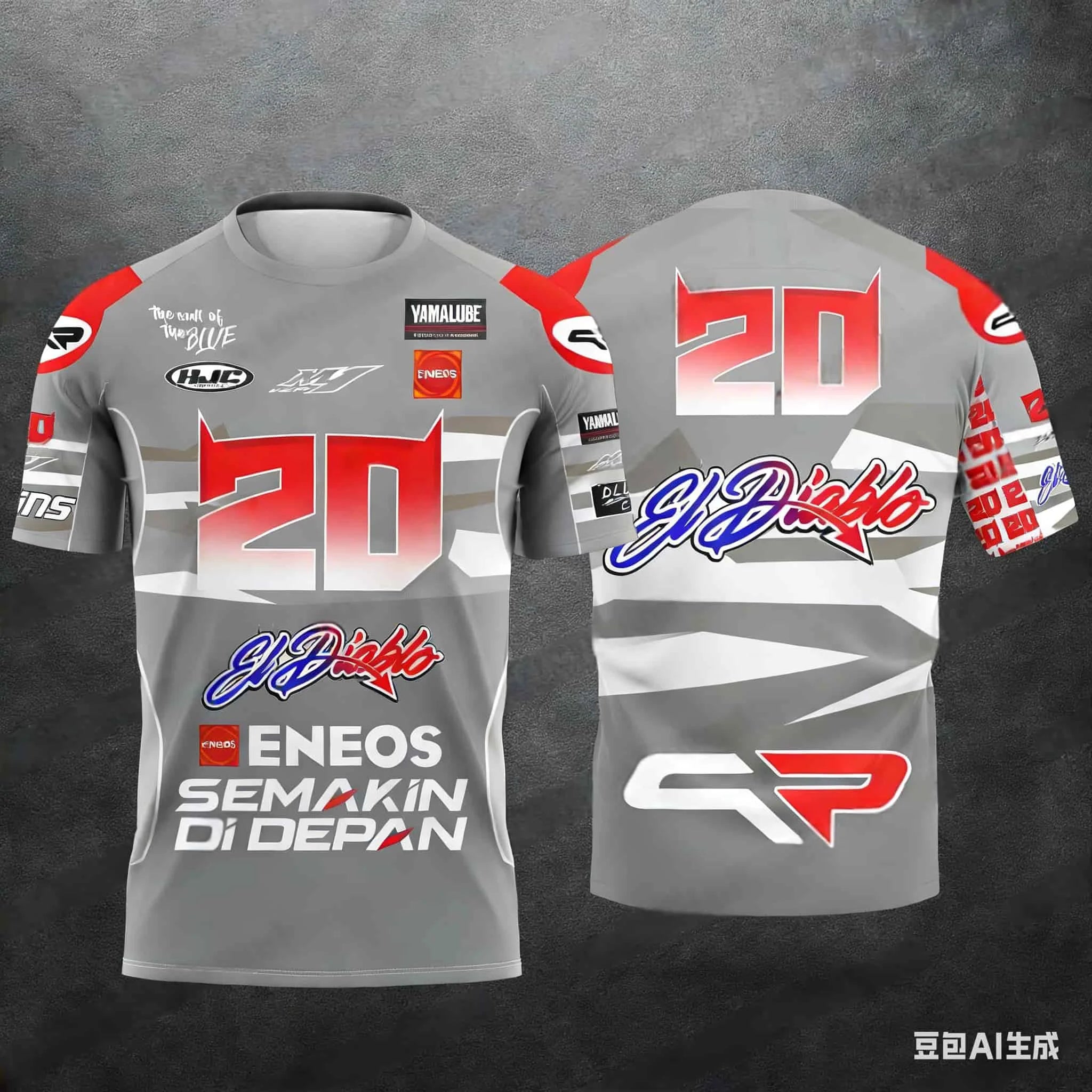 2026 New NO.20 Fabio Quartararo Enthusiast Motorsport Men's and Women's Commemorative Summer Fashion Breathable T-Shirt