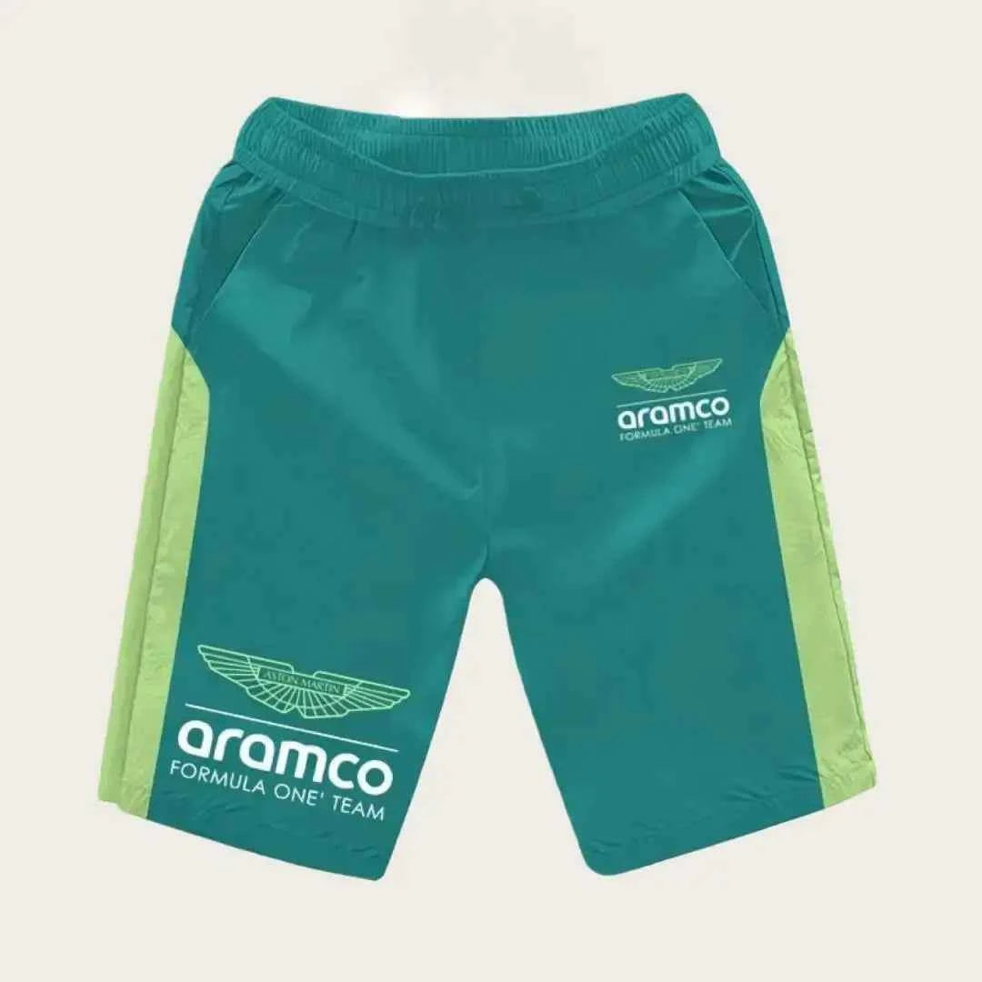 2026 Aston Martin Racing Team Alonso's Same Racing Suit Quick Drying Short Pants Men's Five Quarter Pants Mid Pants Summer