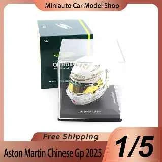 Aston Martin AMR25 Fernando Alonso 2025 F1 Helmet Simulation Model - Custom Resin Toy Gift