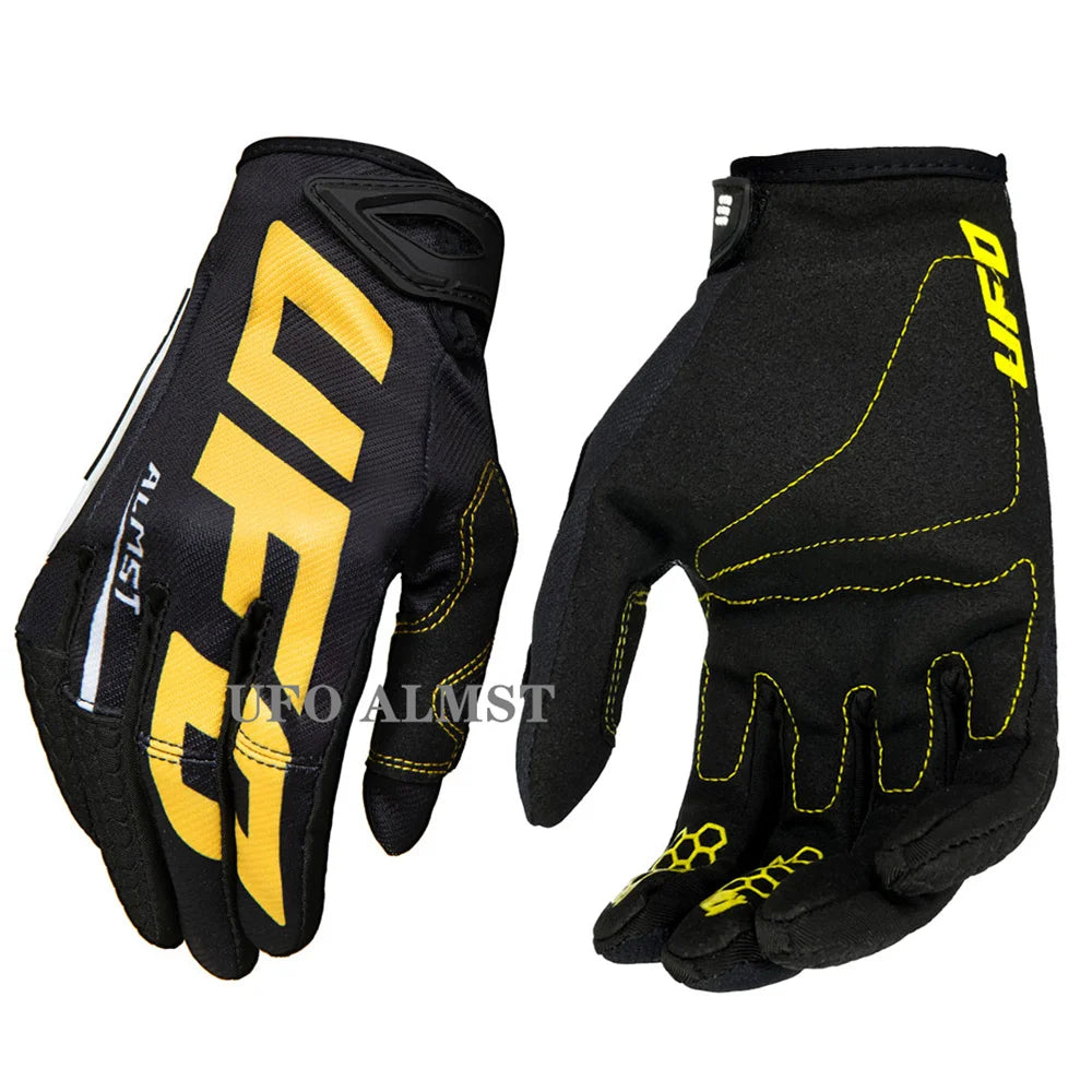 UFO Almst Off-road Motorcycle Gloves Mens Women Mountain Bike Gloves BMX ATV UTV Guantes Soft Breathable Motocross Racing Gloves
