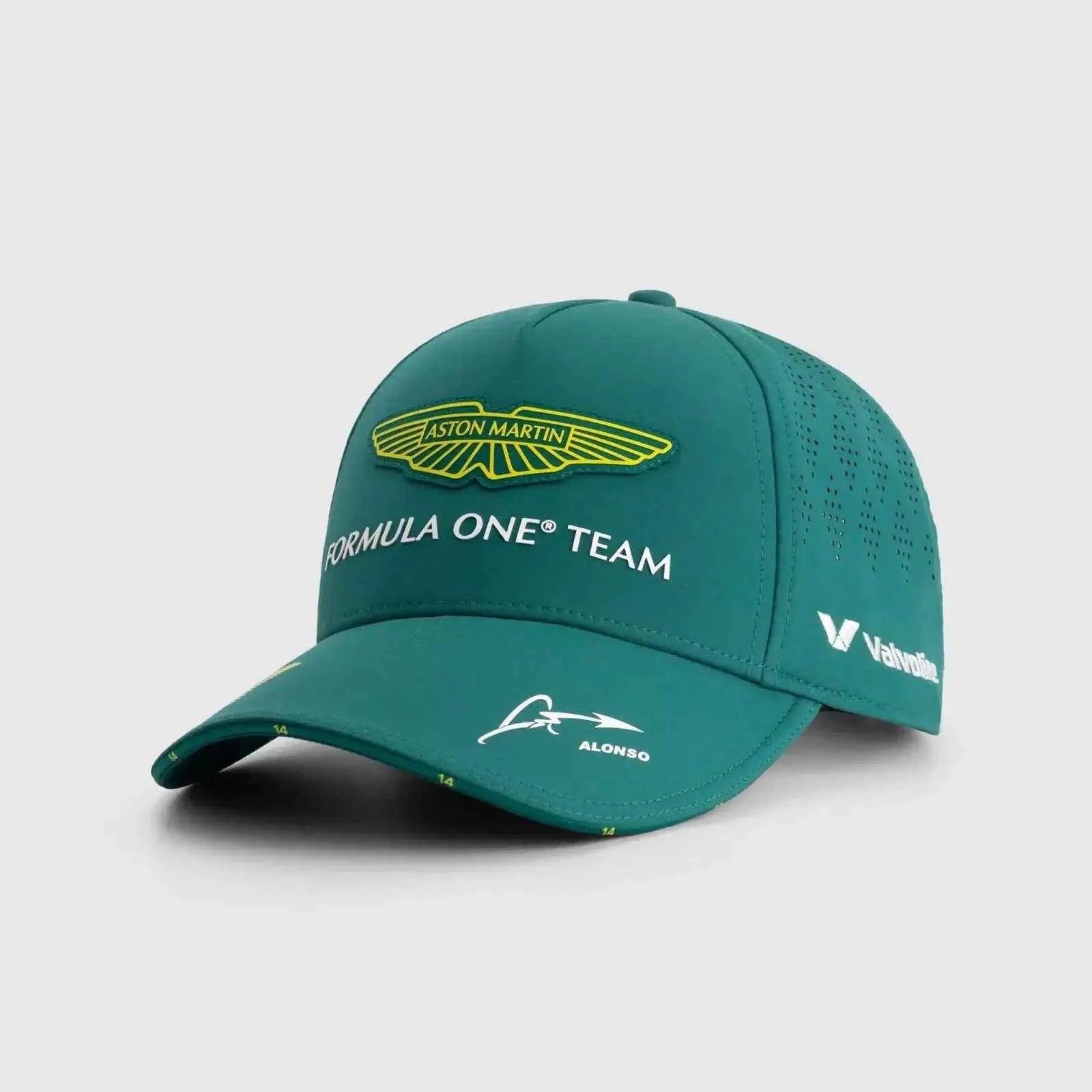 Aston Martin Racing Baseball Cap - Fernando Alonso Style, UV Protection, Daily Comfort & Training Sun Hat