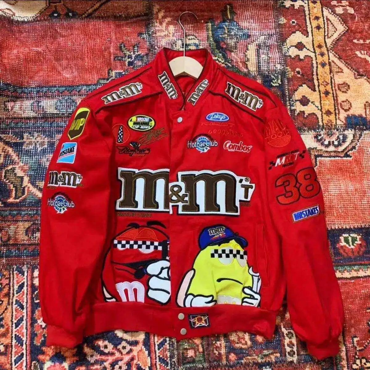 Heavy Embroidery American Sle Casual Jaet Loose Fit Long Sve Streetwear for Couples Spring Autumn Hip Hop Baseball Coat