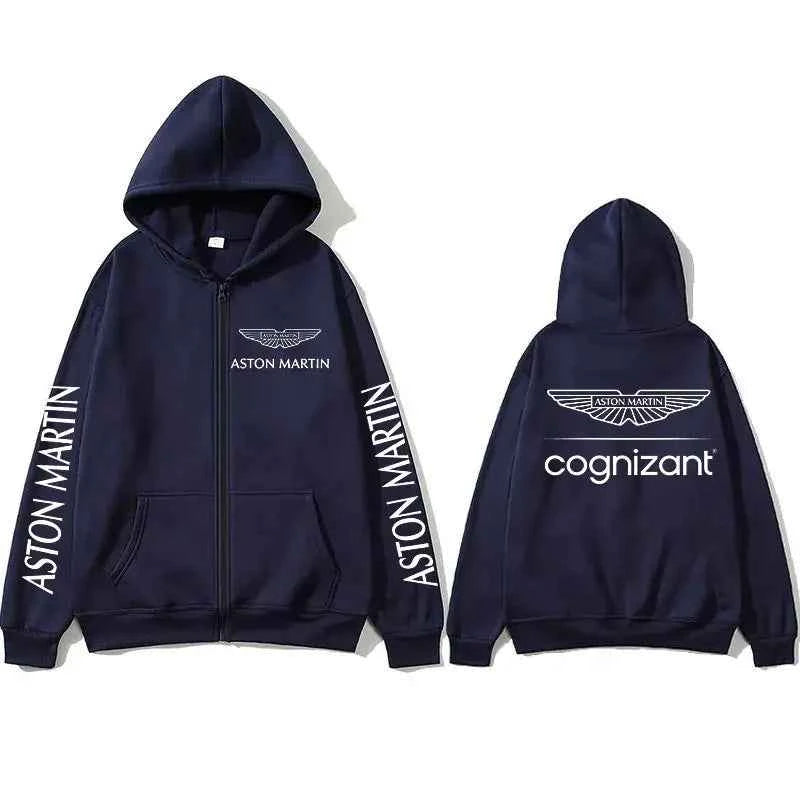 Aston Martin Spring Zipper Hoodie - Breathable, Stylish Sweatshirt for Outdoor Sports & Leisure