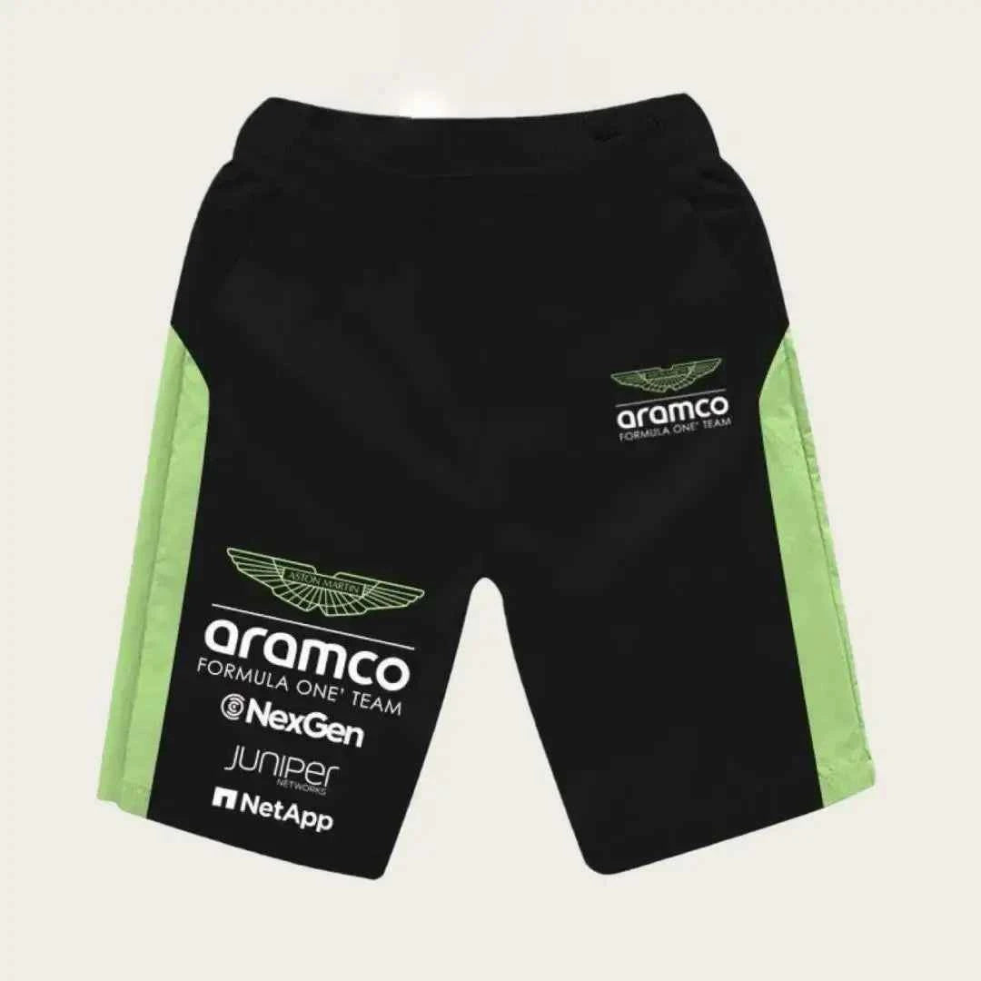 2026 Aston Martin Racing Team Alonso's Same Racing Suit Quick Drying Short Pants Men's Five Quarter Pants Mid Pants Summer
