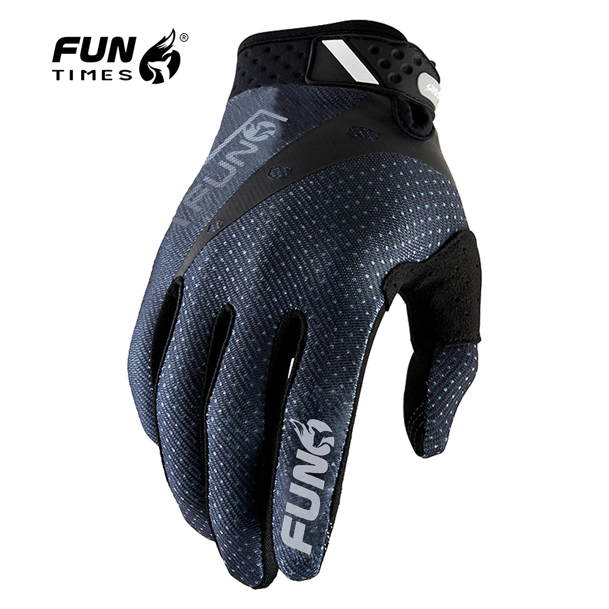 FUNTIME New Long Finger Four Seasons Racing, Off road, Outdoor Cycling, Cycling, Motorcycle All Finger Gloves