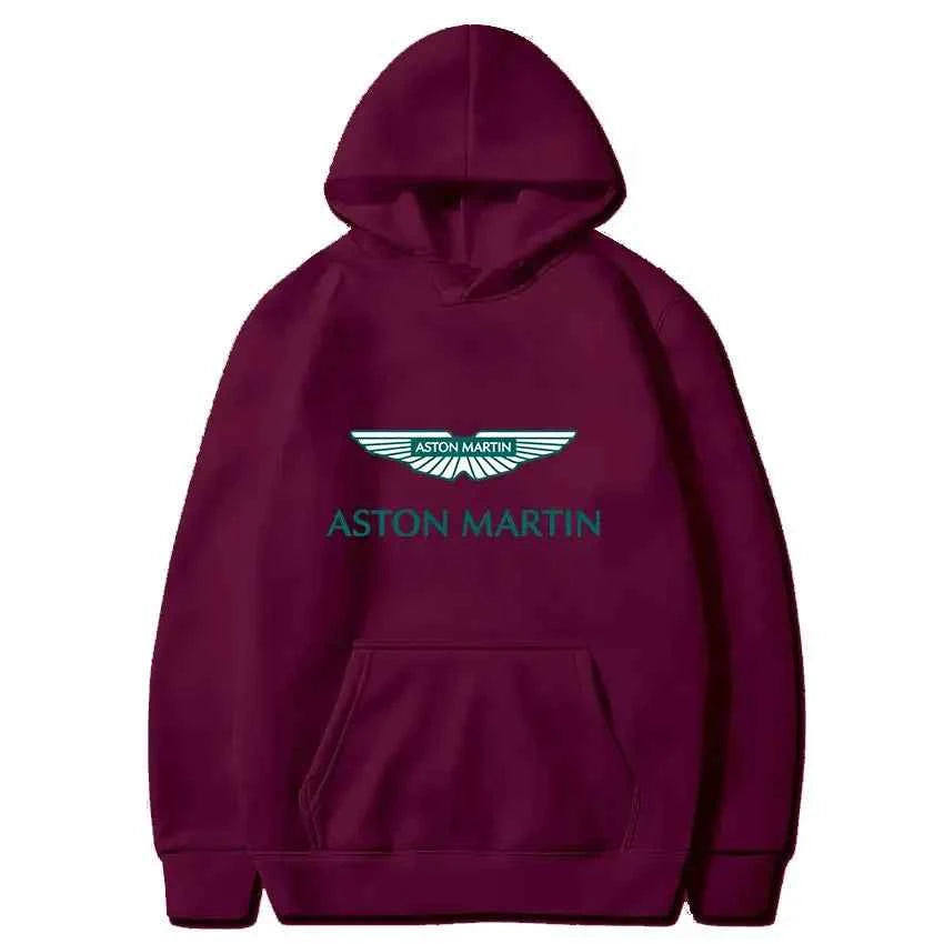 Aston Martin Racing Hoodies for Men & Women - Stylish Spring/Fall Sportswear with Unique Prints