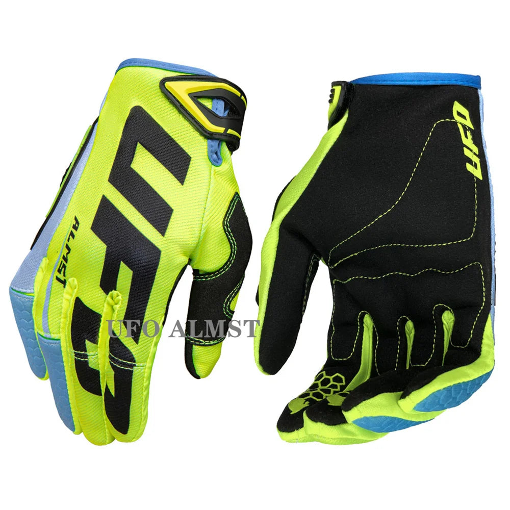 UFO Almst Off-road Motorcycle Gloves Mens Women Mountain Bike Gloves BMX ATV UTV Guantes Soft Breathable Motocross Racing Gloves