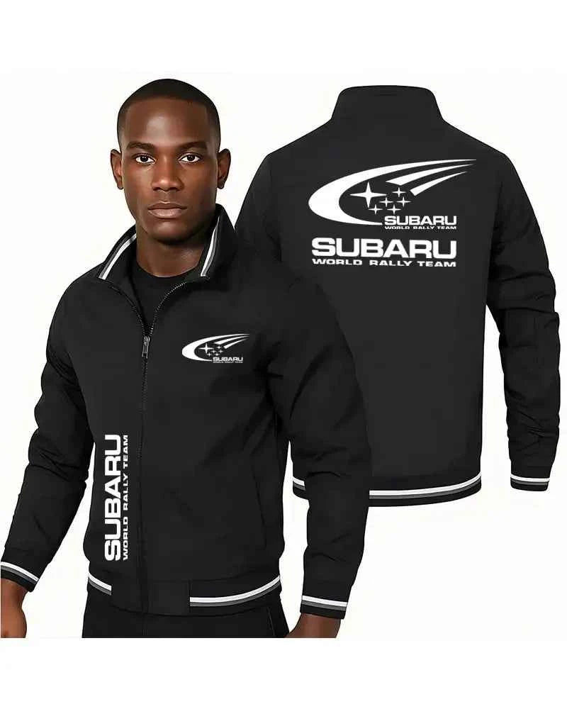 2026 SUBARU Men's Spring/Summer Casual Outdoor Fashion Sports Jacket Ultra Thin Zipper Collar Sunscreen Protective Clothing