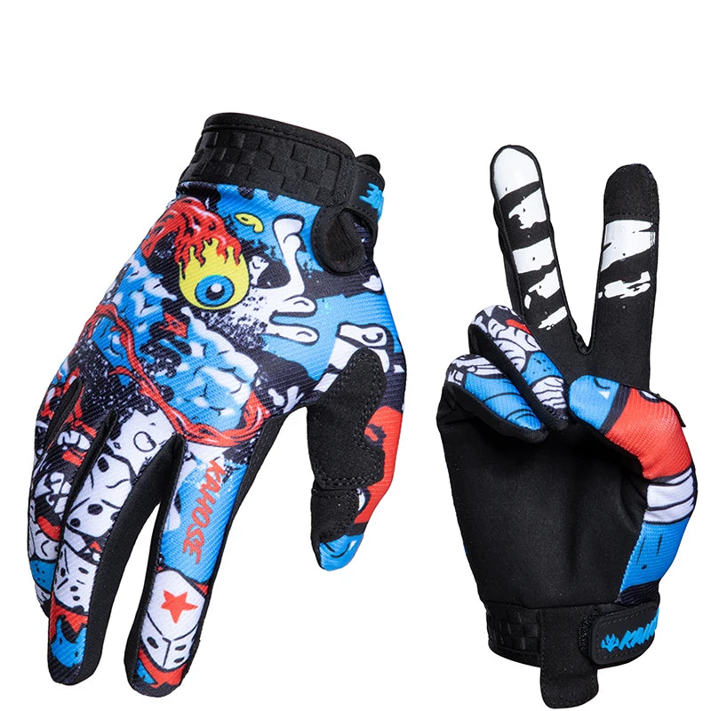 MX BMX MTB ATV Motocross Gloves Motorcycle Full Finger Bike Off Road Mountain Cycling Gloves mx1