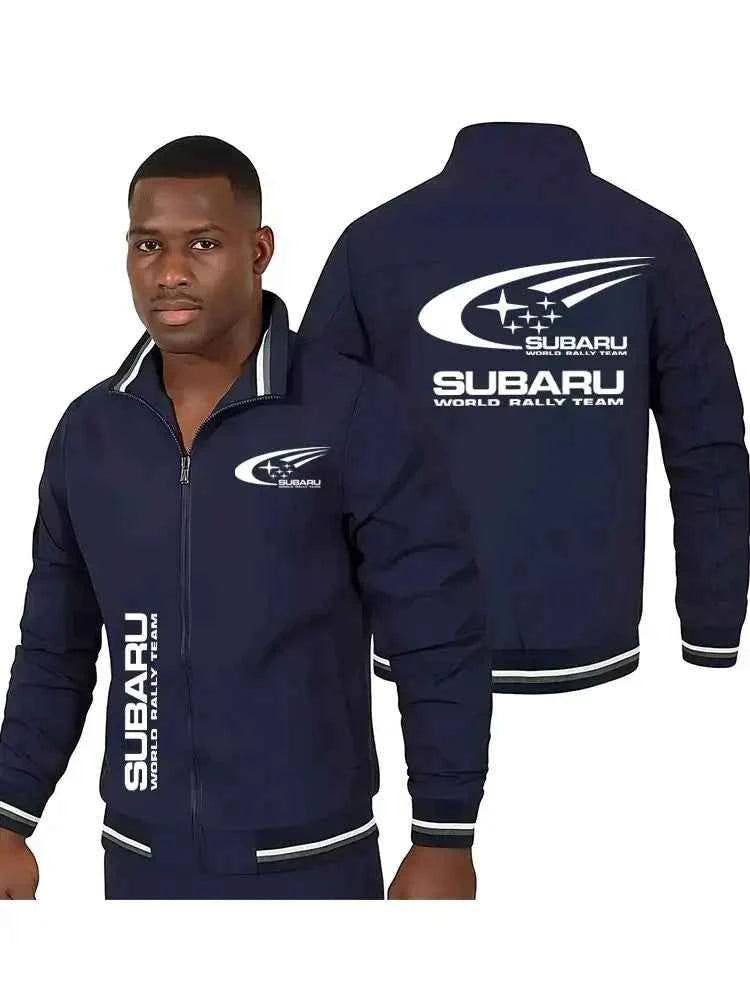 2026 SUBARU Men's Spring/Summer Casual Outdoor Fashion Sports Jacket Ultra Thin Zipper Collar Sunscreen Protective Clothing