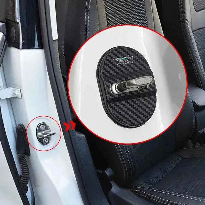 Aston Martin Door Lock Covers | Waterproof & Rust-Proof Protection Caps for Vantage, DBX, DBS, DB11, DB12