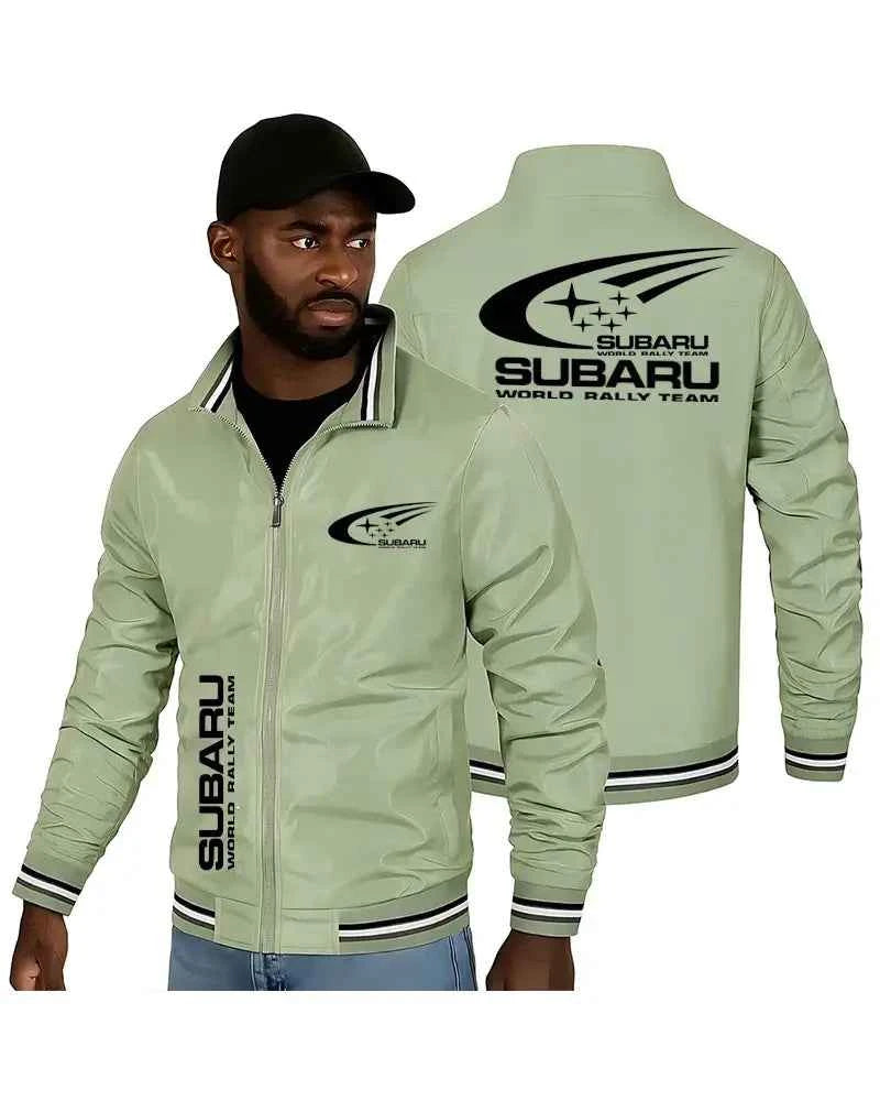 2026 SUBARU Men's Spring/Summer Casual Outdoor Fashion Sports Jacket Ultra Thin Zipper Collar Sunscreen Protective Clothing