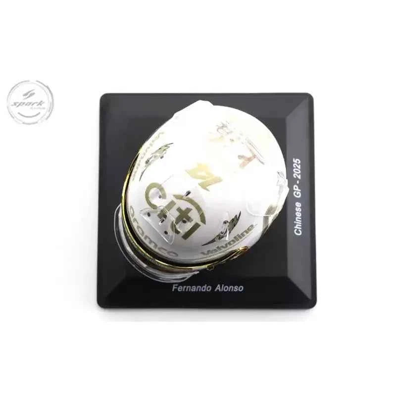 Aston Martin AMR25 Fernando Alonso 2025 F1 Helmet Simulation Model - Custom Resin Toy Gift