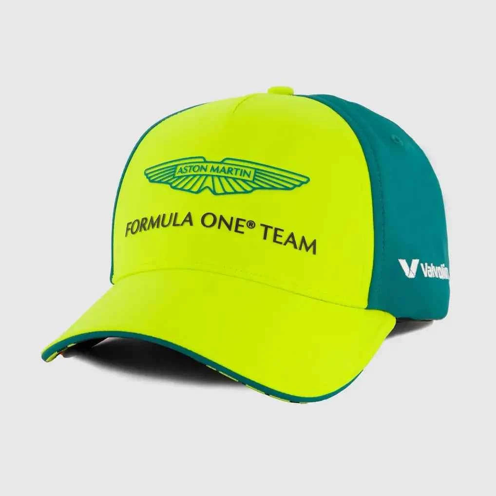 Aston Martin F1 Fernando Alonso Peaked Cap - Outdoor Sports Sun Hat for Men & Women